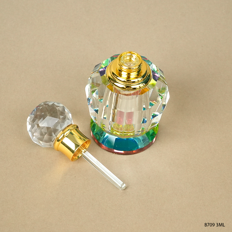 1pcs Crystal Perfume Essential Oil Bottle 3ml B709   1pcs كريستال عطر زجاجة الزيوت الأساسية 3ml B709