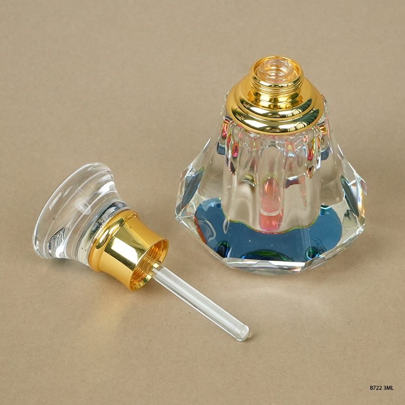 1pcs Crystal Perfume Essential Oil Bottle 3ml B722   1pcs كريستال عطر زجاجة الزيوت الأساسية 3ml B722