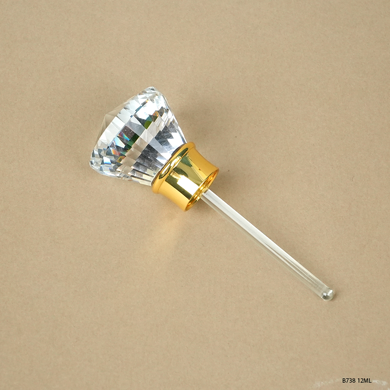 1pcs Crystal Perfume Essential Oil Bottle 12ml B738   1pcs كريستال عطر زجاجة الزيوت الأساسية 12ml B738