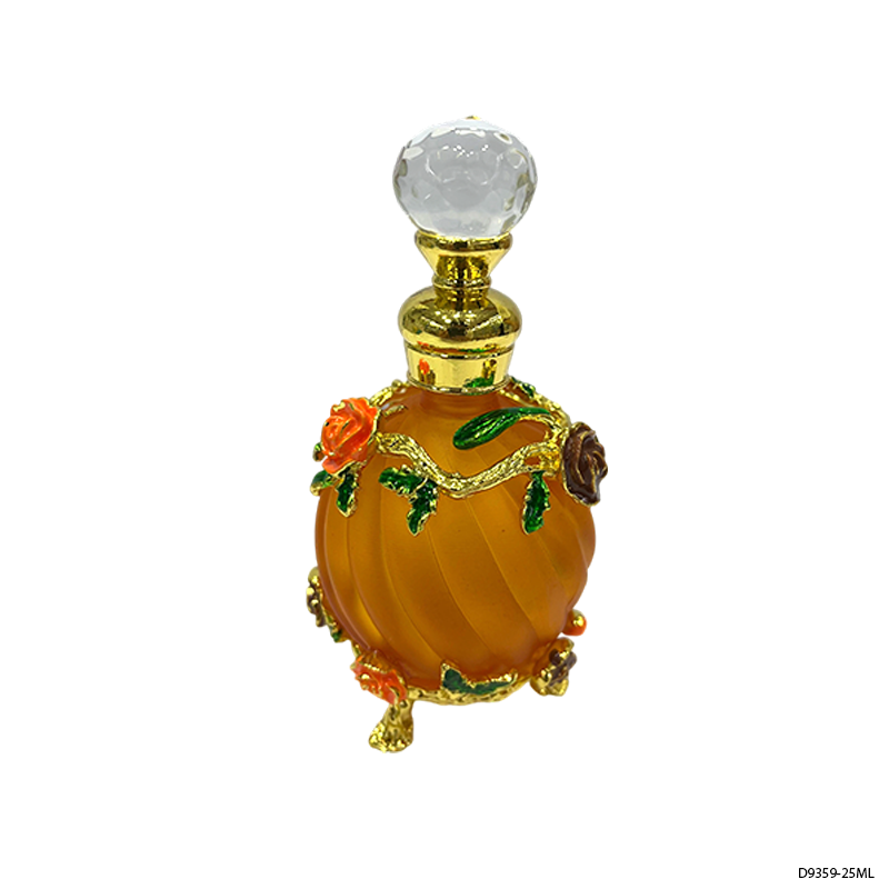 1pcs Crystal Perfume Essential Oil Bottle 25ml 4colors D9359   1pcs زجاجة النفط العطر الكريستال 25 مل اللون D9359