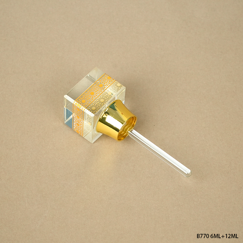 2pcs Crystal Perfume Essential Oil Bottle 6ml+12ml B770   2pcs كريستال عطر زجاجة الزيوت الأساسية 6ml + 12ml B770