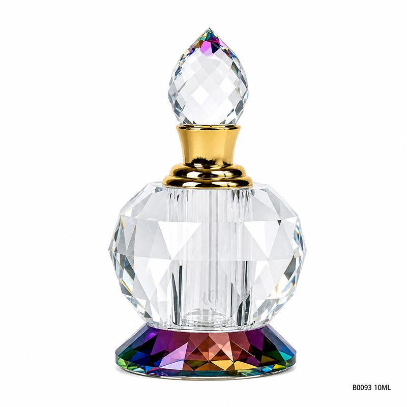 1pcs Crystal Perfume Essential Oil Bottle 10ml B0093 1 قطعة زجاجة عطر زيت أساسي بلورية 10 مل B0093