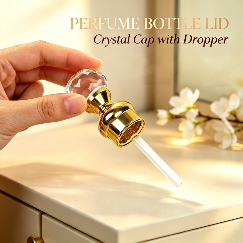 4pcs Crystal Perfume Essential Oil Bottle 30ml D9310   4pcs كريستال عطر زجاجة الزيوت الأساسية 30 مل D9310