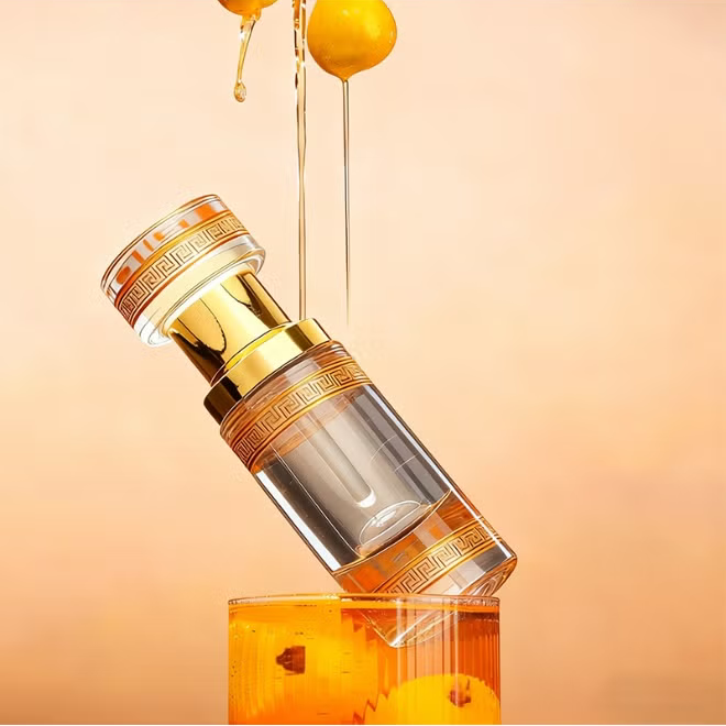 Empty crystal oil bottle with a capacity of 6 ml, empty perfume oil bottle, refillable perfume oil bottle, 6 ml oil bottle.