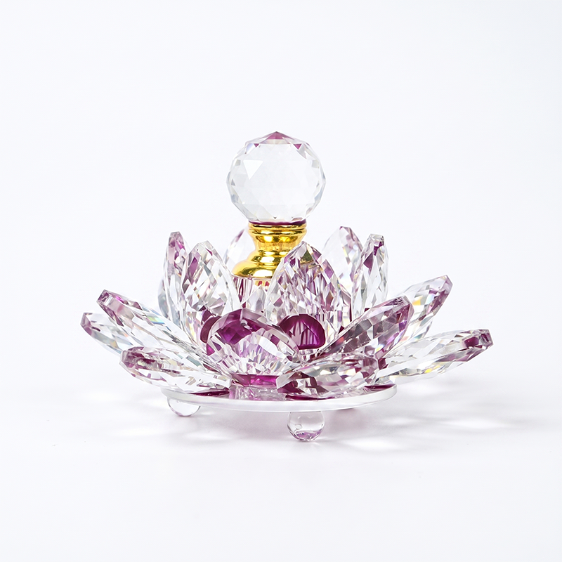 1pcs Crystal Perfume Essential Oil Bottle 12ml 5colors LIANHUA-20   1pcs عطر الكريستال زجاجة من الزيوت العطرية 12 مل لون اللوتس - 20