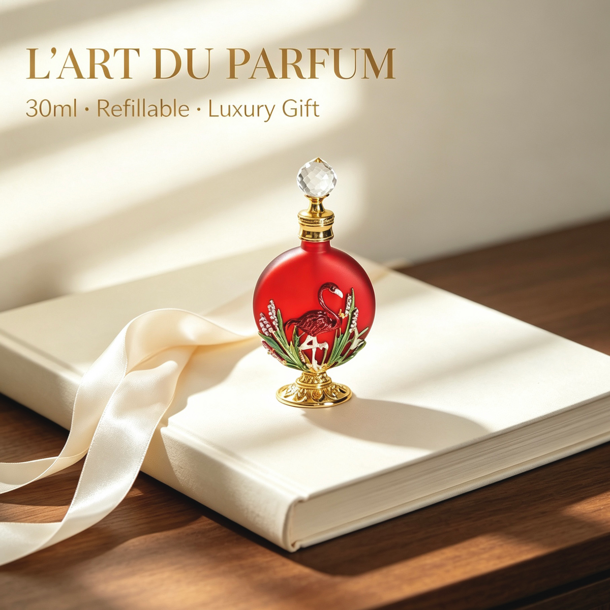 4pcs Crystal Perfume Essential Oil Bottle 30ml D9315   4pcs كريستال عطر زجاجة الزيوت الأساسية 30 مل D9315