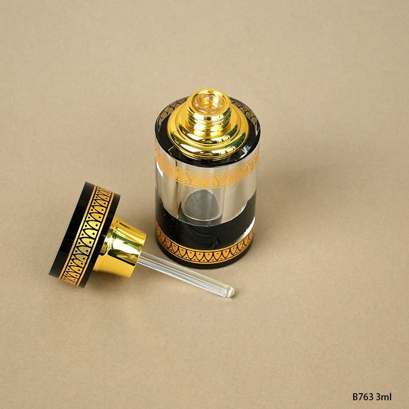 1pcs Crystal Perfume Essential Oil Bottle 3ml B763C  1pcs كريستال عطر زجاجة الزيوت الأساسية 3ml B763C