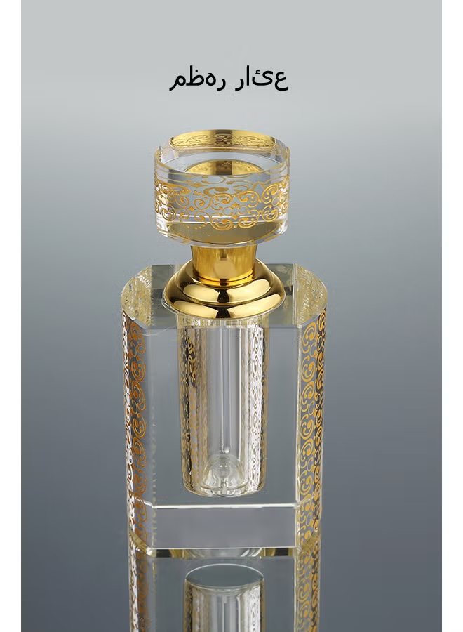 Empty crystal oil bottle, empty perfume oil bottle, refillable essential oil perfume bottle, 3/6/12ml oil bottle, diffuser bottle
