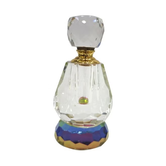 12ml empty crystal oil bottle, empty perfume oil bottle, refillable perfume oil bottle, 12ml oil bottle.